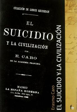portada SUICIDIO Y LA CIVILIZACION,EL (in Spanish)