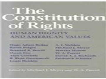 portada The Constitution of Rights: Human Dignity and American Values 