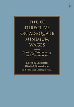portada The eu Directive on Adequate Minimum Wages: Context, Commentary and Trajectories (en Inglés)