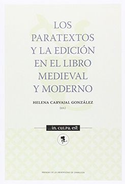 portada Los paratextos y la edición en el libro medieval y moderno