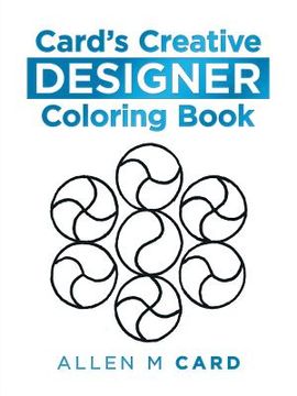 portada Card's Creative Designer Coloring Book (en Inglés)