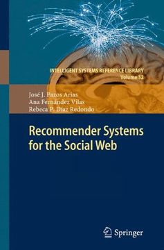 portada Recommender Systems For The Social Web (intelligent Systems Reference Library) (in English)