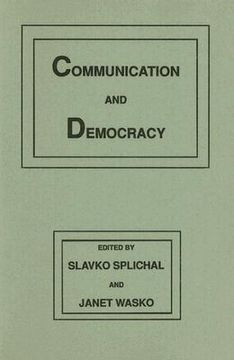 portada communication and democracy (en Inglés)