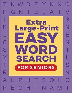 portada Extra Large-Print Easy Word Search for Seniors (en Inglés)