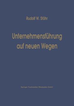 portada Unternehmensführung auf neuen Wegen (German Edition)