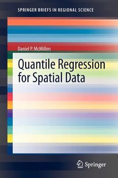 portada quantile regression for spatial data (en Inglés)