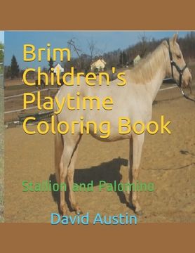 portada Brim Children's Playtime Coloring Book: Stallion and Palomino (en Inglés)