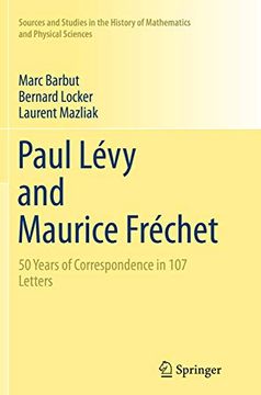 portada Paul Lévy and Maurice Fréchet: 50 Years of Correspondence in 107 Letters (en Inglés)