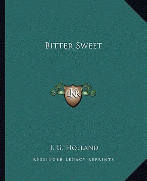 portada bitter sweet (en Inglés)