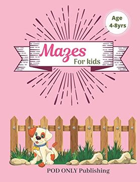 portada Mazes for Kids: Vol. 7 Beautiful Funny Maze Book is a Great Idea for Family mom dad Teen & Kids to Sharp Their Brain and Gift for Birthday Anniversary Puzzle Lovers or Holidays Travel Trip (en Inglés)