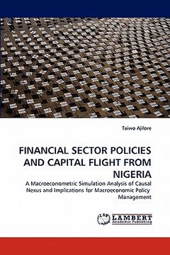 portada financial sector policies and capital flight from nigeria (en Inglés)