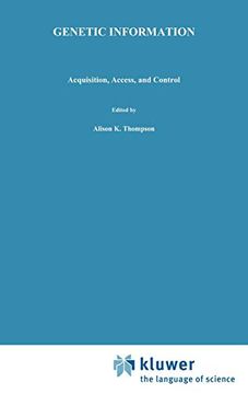 portada Genetic Information: Acquisition, Access, and Control (en Inglés)