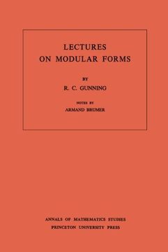 portada Lectures on Modular Forms (in English)