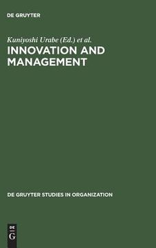 portada Innovation and Management: International Comparisons (de Gruyter Studies in Organization) (en Inglés)