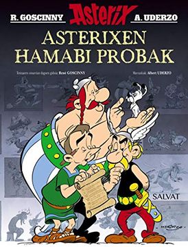 portada Asterixen Hamabi Probak (en Euskera)