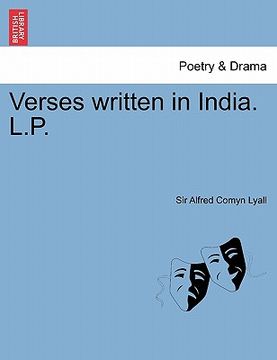 portada verses written in india. l.p. (en Inglés)