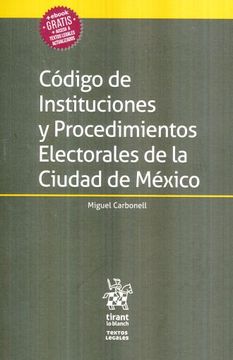 portada Codigo de Instituciones y Procedimientos Electorales de la Ciudad de Mexico