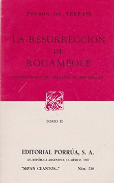 portada La Resurreccion de Rocambole Tomo ii (Continuacion de "Hazanas de Rocambole")