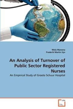 portada an analysis of turnover of public sector registered nurses (en Inglés)
