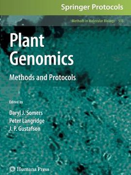 portada plant genomics: methods and protocols (in English)