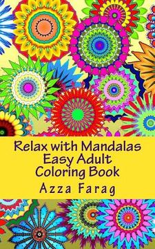 portada Relax with Mandalas: Adult Coloring Book (en Inglés)