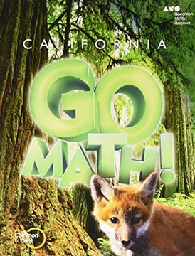 portada Houghton Mifflin Harcourt Go Math! California: Student Edition Grade 3 2015