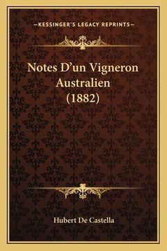 portada Notes D'un Vigneron Australien (1882) (en Francés)