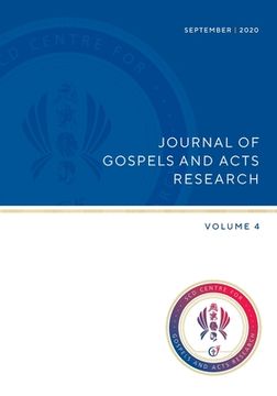 portada Journal of Gospels and Acts Research. Volume 4 (en Inglés)