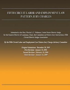 portada Fifth Circuit Labor and Employment Law Pattern Jury Charges (in English)