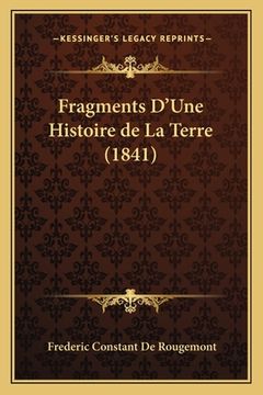 portada Fragments D'Une Histoire de La Terre (1841) (in French)