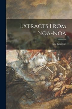 portada Extracts From Noa-Noa (en Inglés)