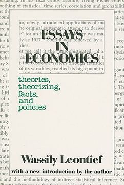 portada essays in economics: theories, theorizing, facts, and policies (en Inglés)