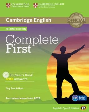 portada Complete First for Spanish Speakers Student's Book With Answers With Cd-Rom Second Edition 