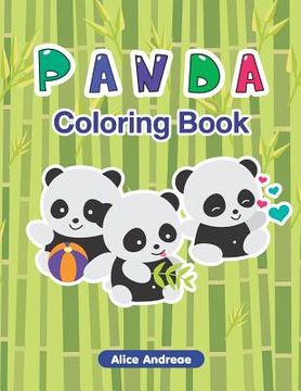 portada Panda Coloring Book: An Adult Coloring Book with Fun, Easy, and Relaxing Coloring Pages Book for Kids Ages 2-4, 4-8 (en Inglés)