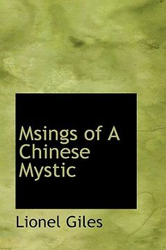 portada msings of a chinese mystic