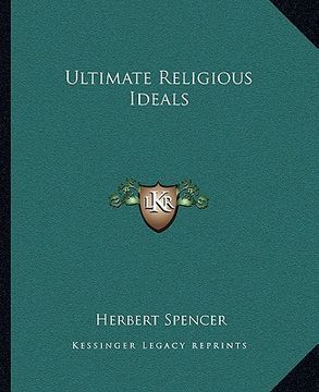 portada ultimate religious ideals (en Inglés)