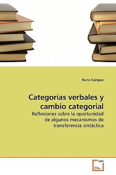 portada categoras verbales y cambio categorial (in English)