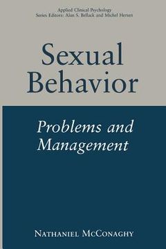 portada Sexual Behavior: Problems and Management (en Inglés)