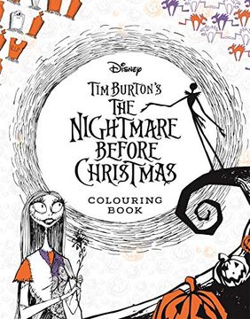 portada Disney tim Burton's the Nightmare Before Christmas Colouring Book (in English)