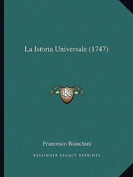 portada la istoria universale (1747) (in English)