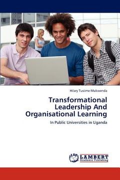 portada transformational leadership and organisational learning (en Inglés)