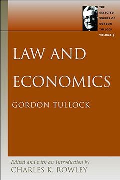 portada Law and Economics: Law and Economics v. 9 (Selected Works of Gordon Tullock) 