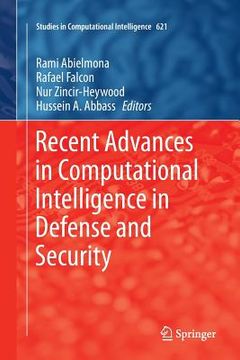 portada Recent Advances in Computational Intelligence in Defense and Security (en Inglés)