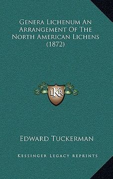 portada genera lichenum an arrangement of the north american lichens (1872) (en Inglés)