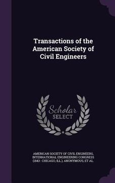 portada Transactions of the American Society of Civil Engineers (in English)