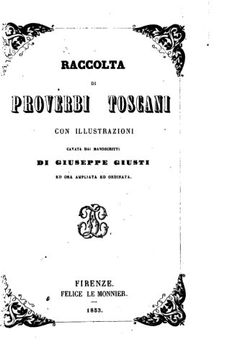 portada Raccolta di proverbi toscani (Italian Edition)