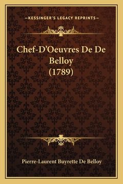 portada Chef-D'Oeuvres De De Belloy (1789) (en Francés)