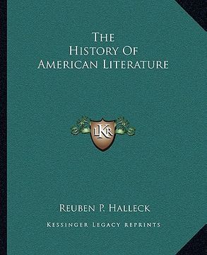 portada the history of american literature (en Inglés)