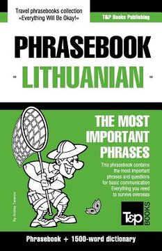 portada English-Lithuanian phrasebook & 1500-word dictionary (in English)