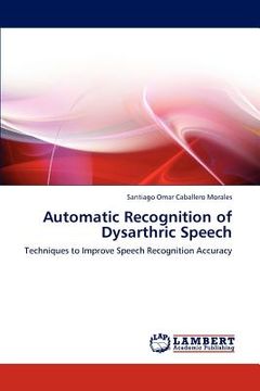 portada automatic recognition of dysarthric speech
